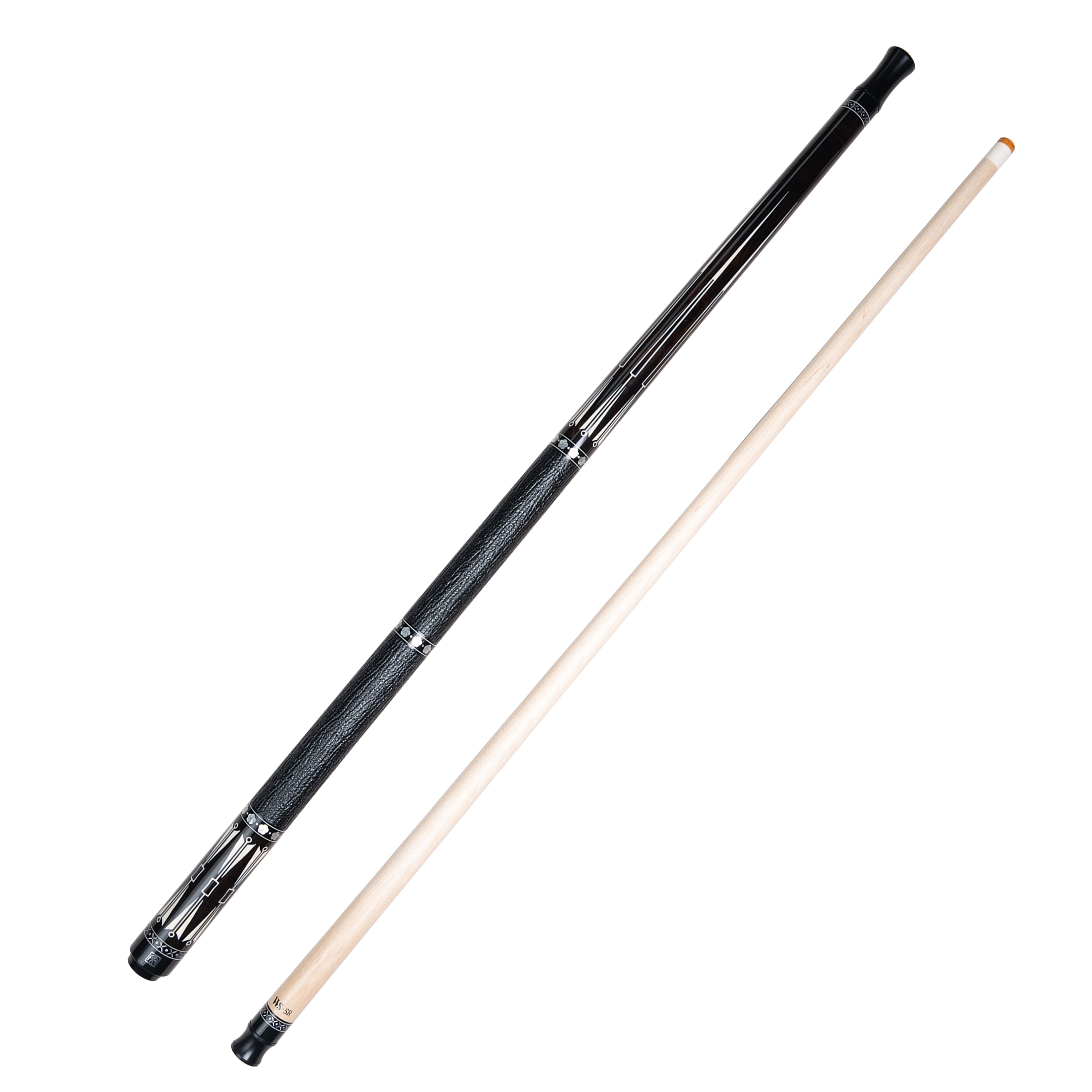 WENSCUE Arrow Fletching Premium Blackwood Pool Cue