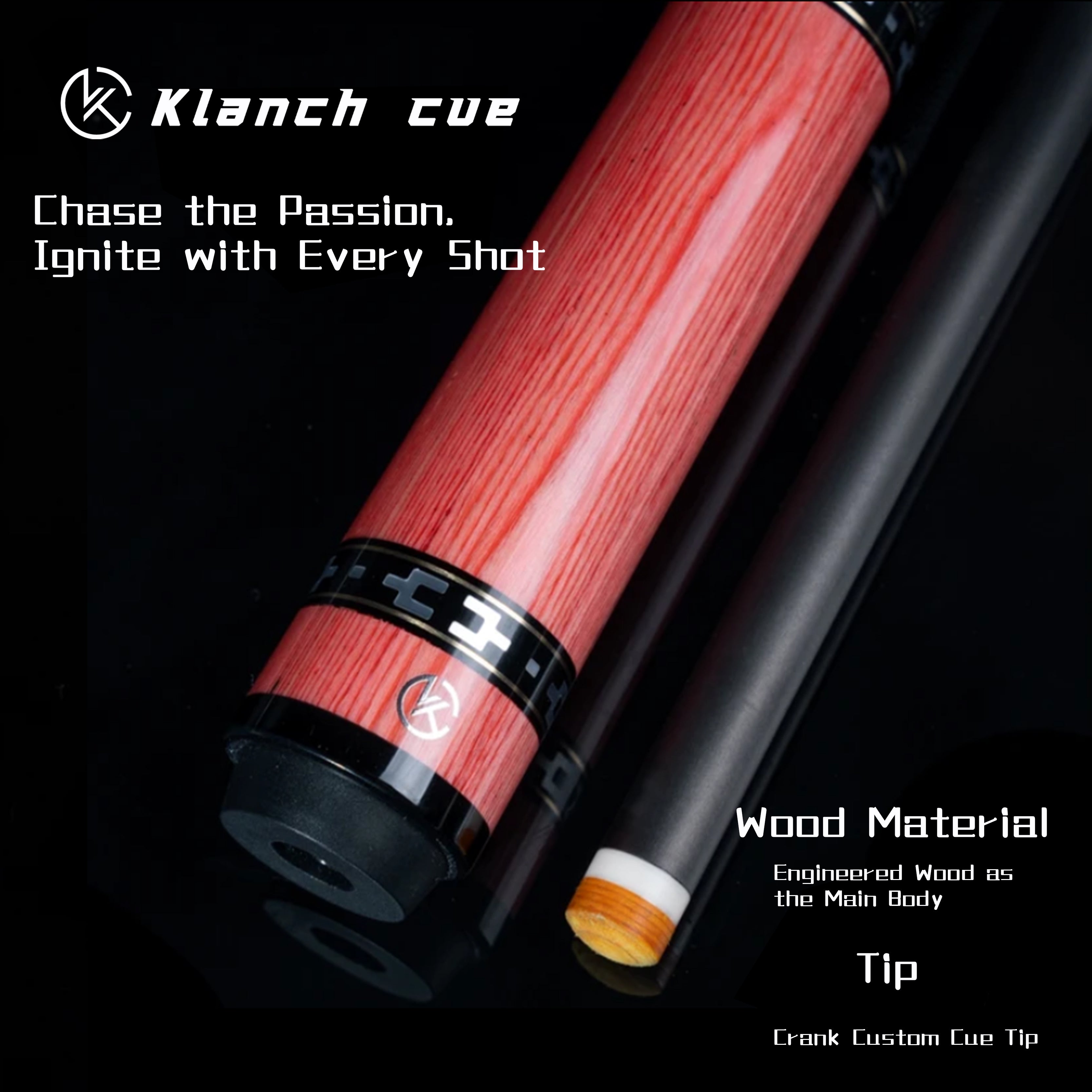 Klanch Inferno o2 Pink-Carbon Tech