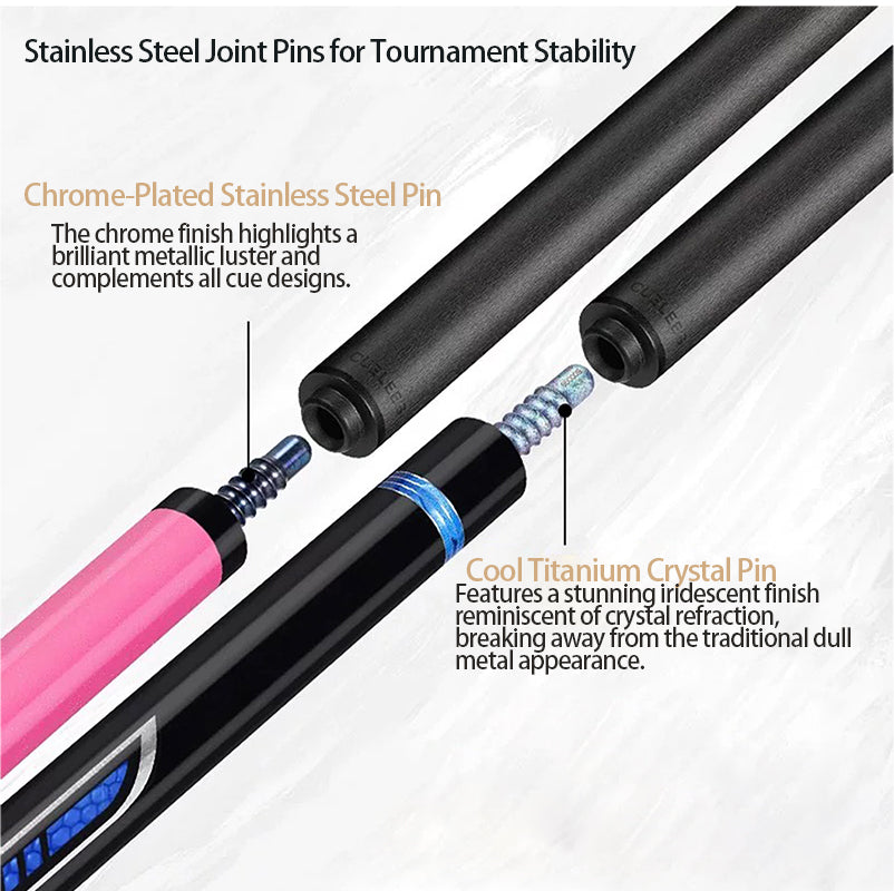 Cuelees Pink Demon Blade Break Cue