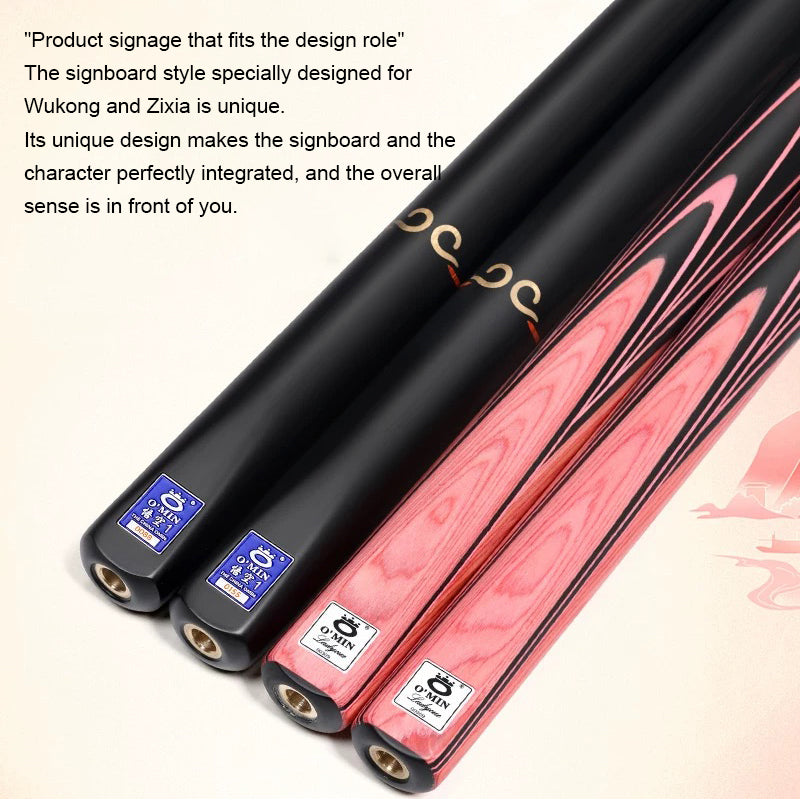 O’MIN Wukong & Zixia Heyball Billiard Cues Couple Set