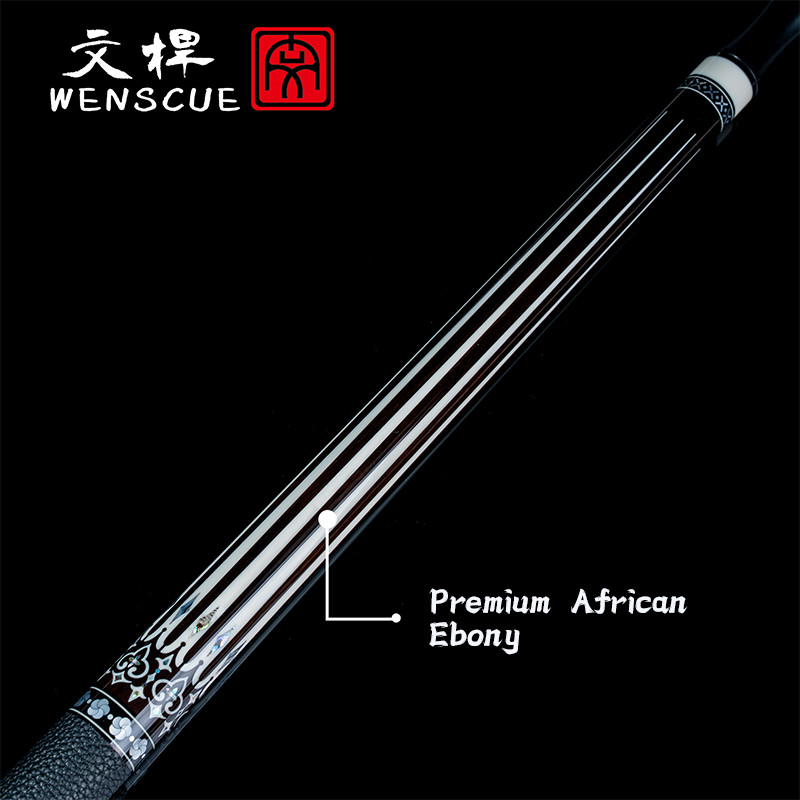 WensCue Illusion Series Starlight Pool Cue (Polished Butt)