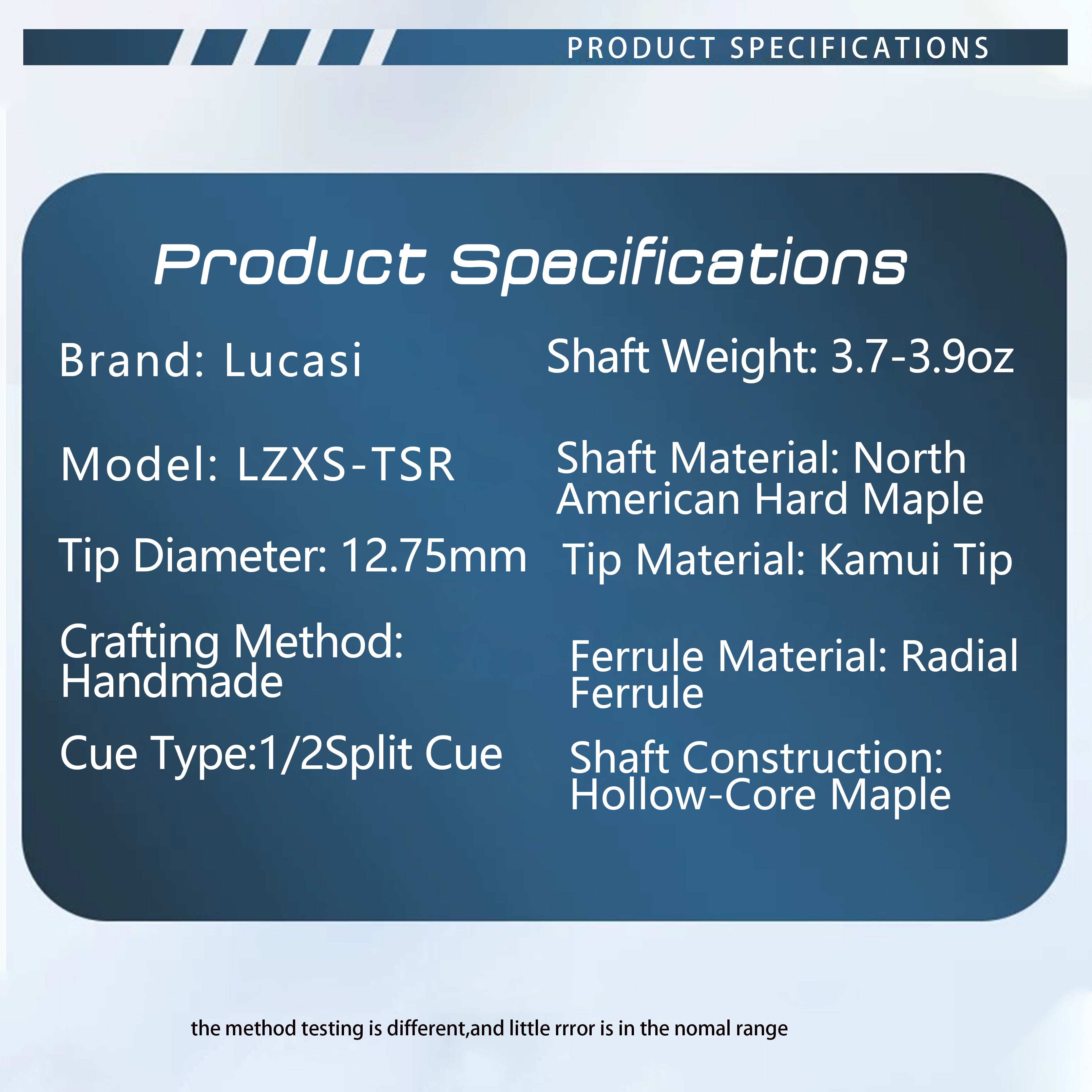 Lucasi Custom Series Zero Flexpoint LZXS-TSR