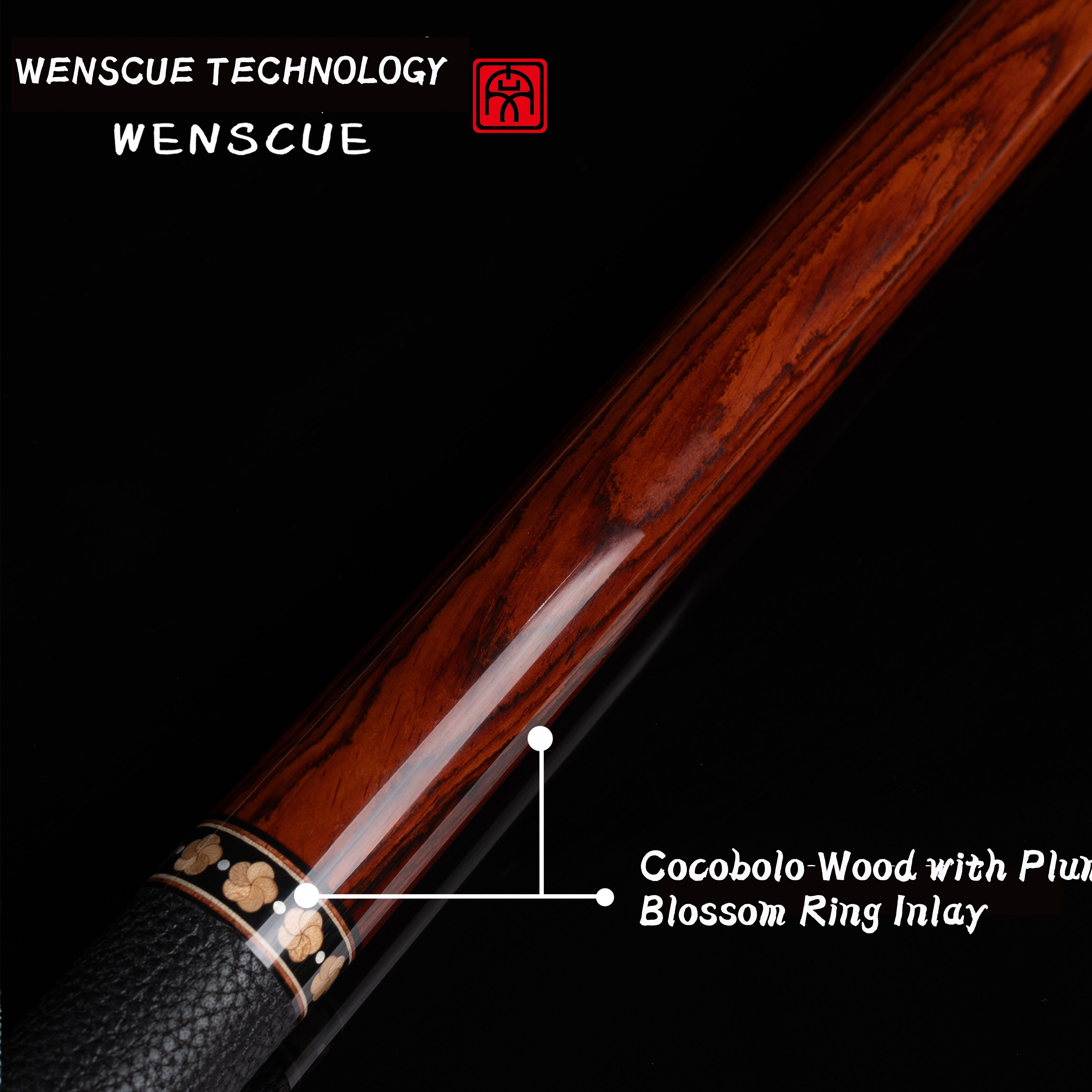 WENSCUE Kikiri Premium Cocobolo Wood Cue