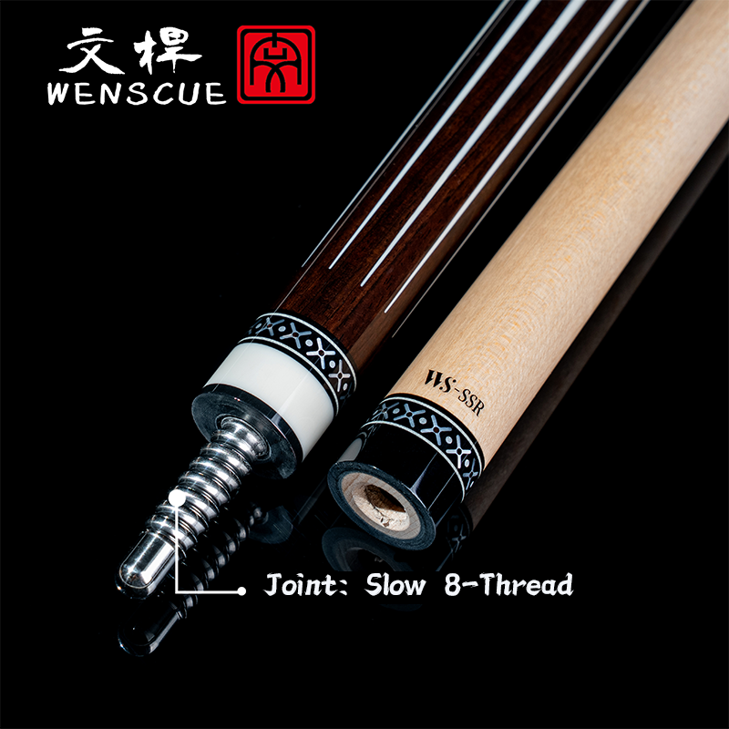 WensCue Illusion Series Starlight Pool Cue (Polished Butt)