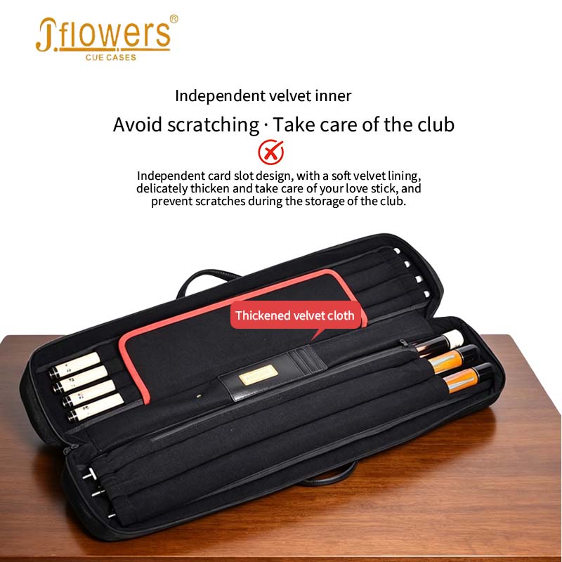 JFlowers 3B4S Soft Cue case