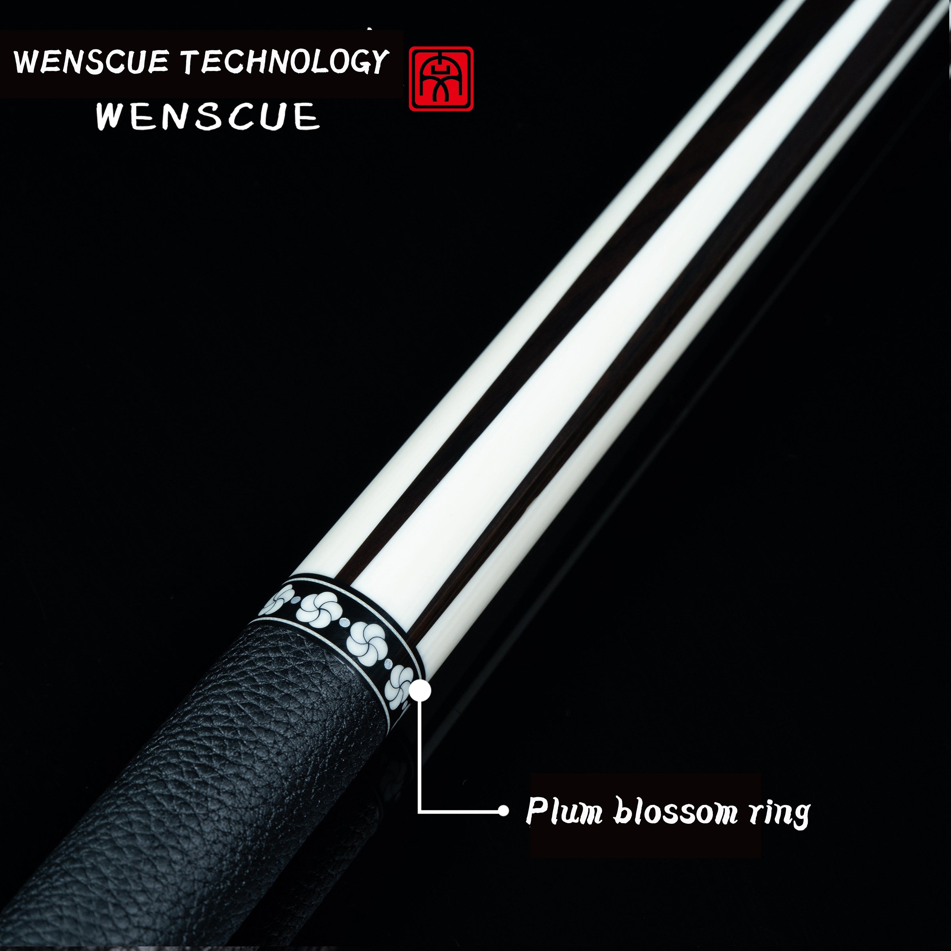 WensCue 6-point Spliced Pool Cue