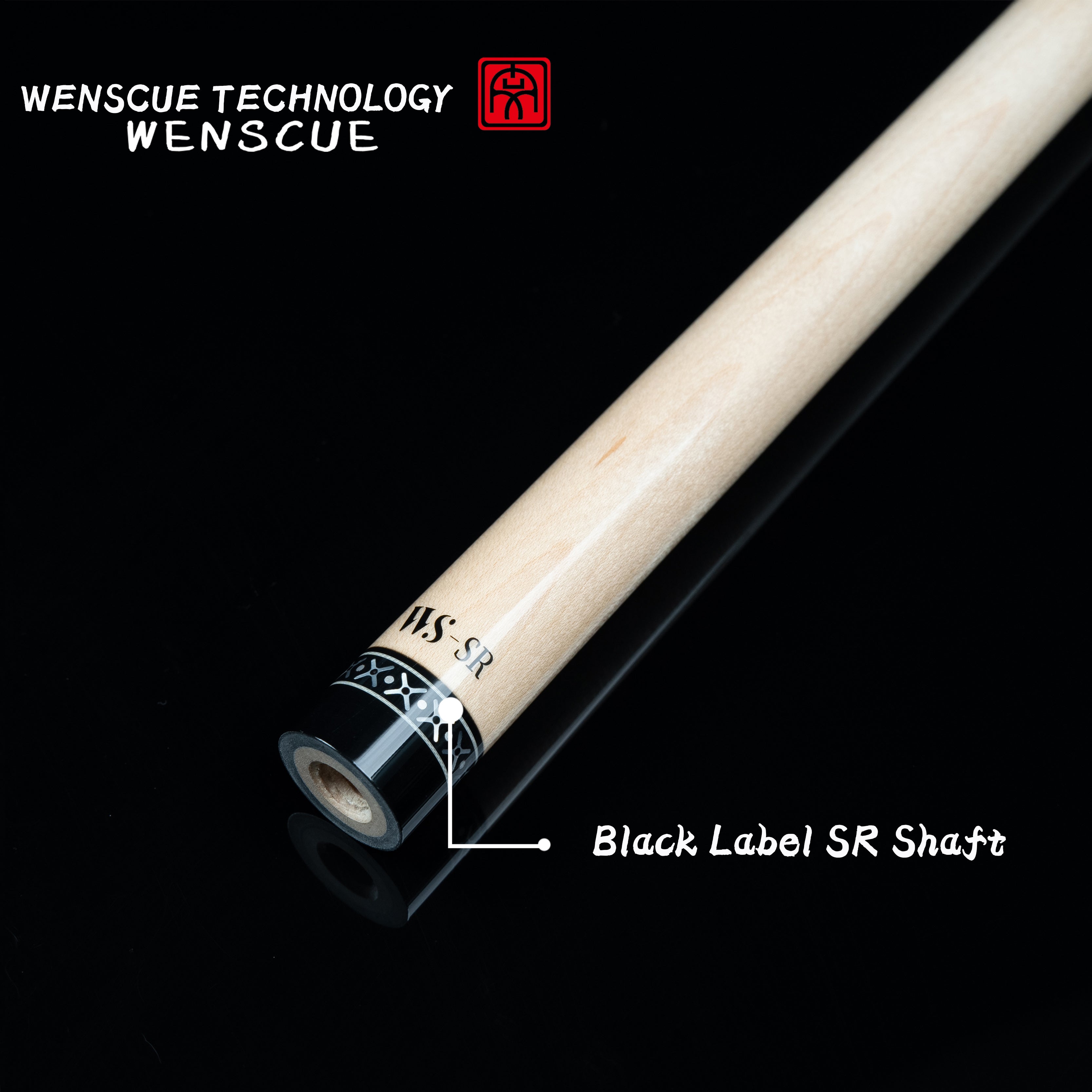 WensCue 6-point Spliced Pool Cue