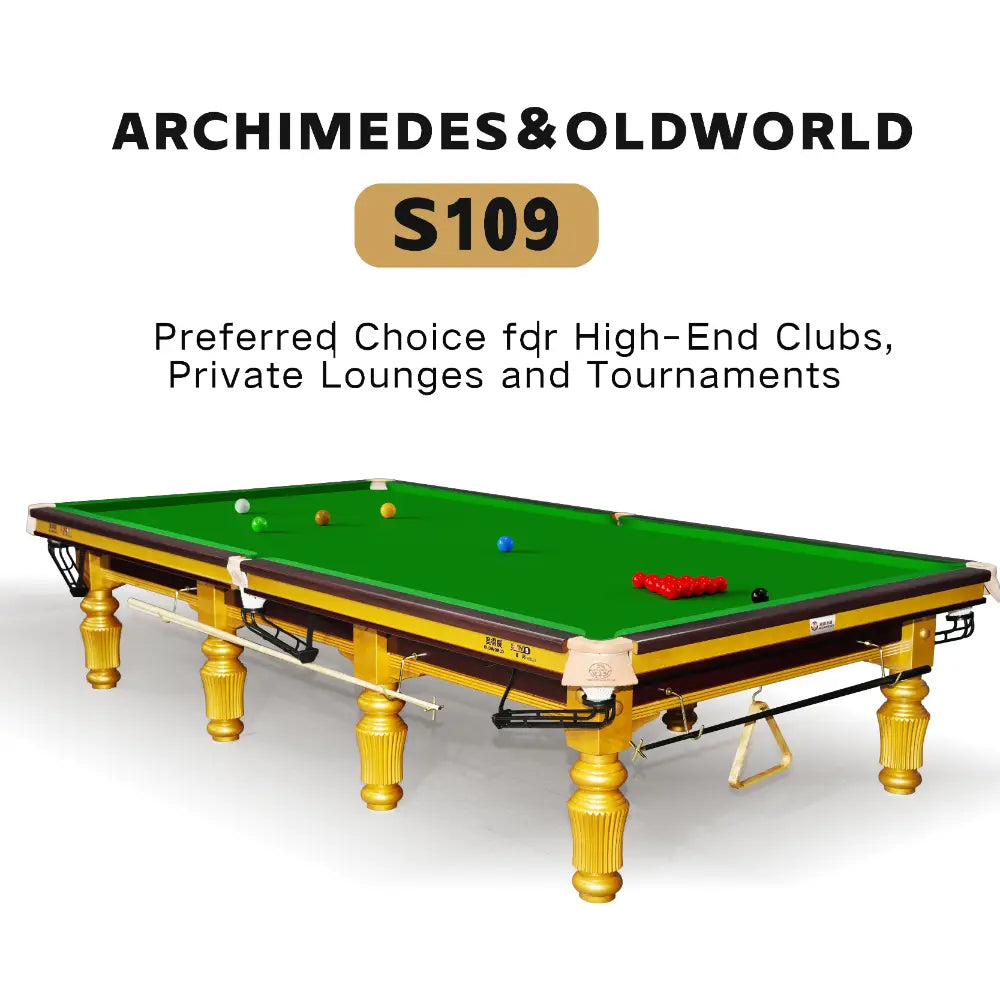 Archimedes & Old World Snooker Table