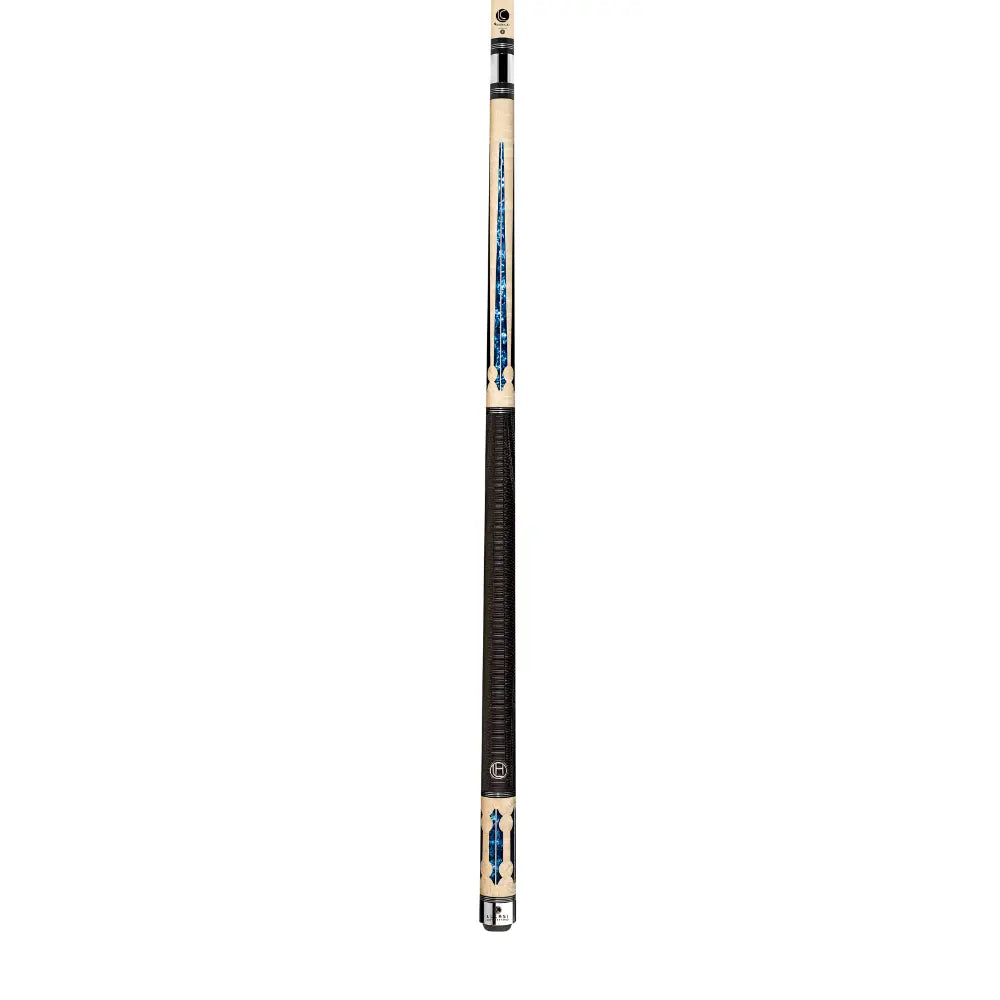 Lucasi LHC97 Hybrid Natural Birdseye Maple & Blue Crush Cue with Sport G5 Grip