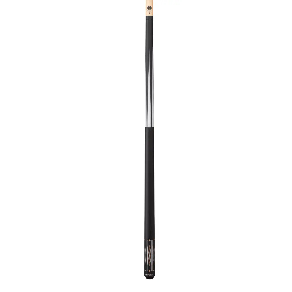 Lucasi LHF71 Hybrid Matte Charcoal/Imitation Bone & Rose Gold Inlays Cue with Black Wrapless Handle