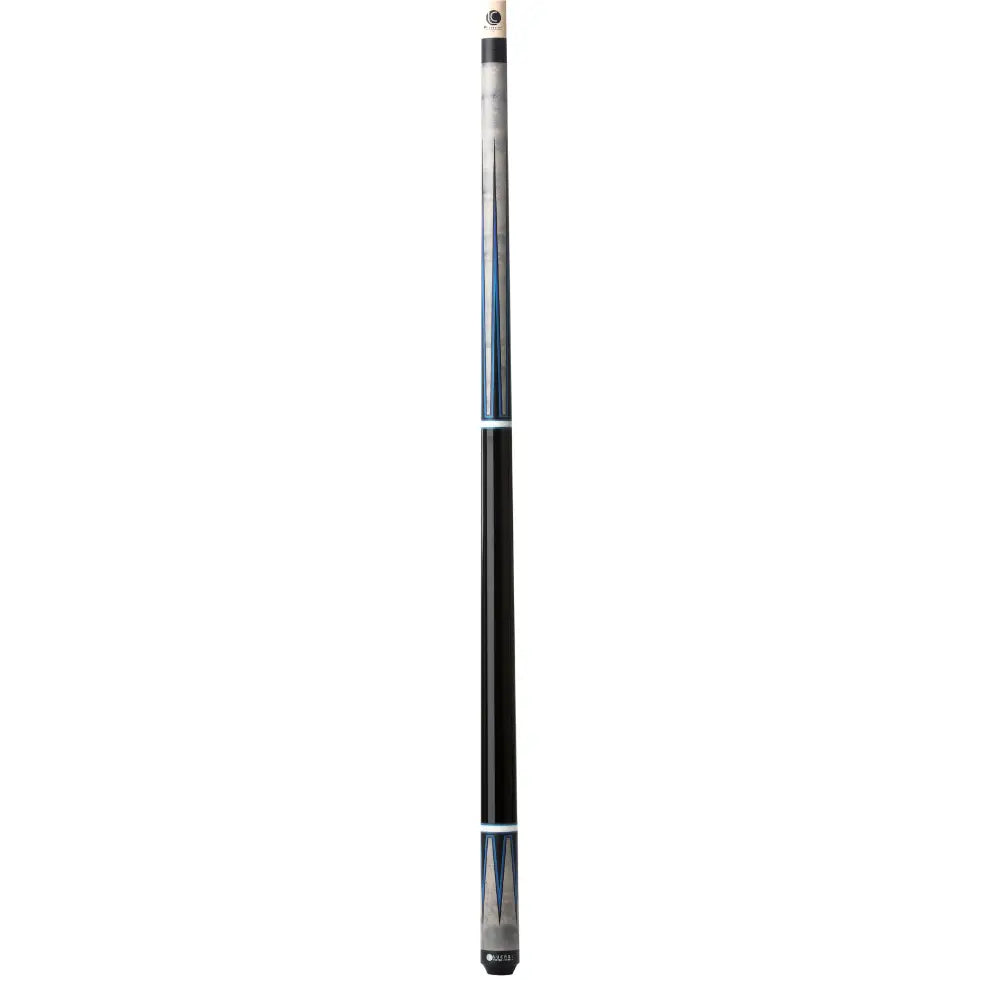 Lucasi LZC53 Custom Black & Grey/Blue Wrapless Cue
