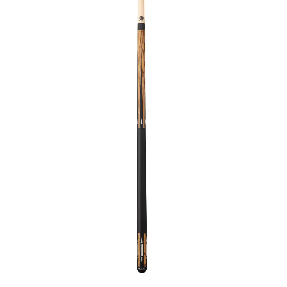 Lucasi LZC62 Custom Matte Zebrawood & Black/White Inlays Wrapless Cue