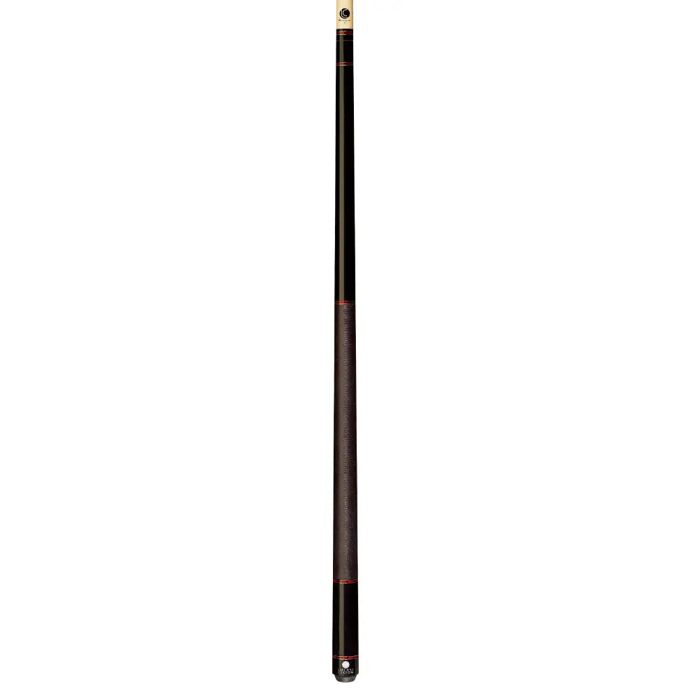 Lucasi Custom Midnight Black & Exotic Cocobolo Cue with Black Linen Wrap