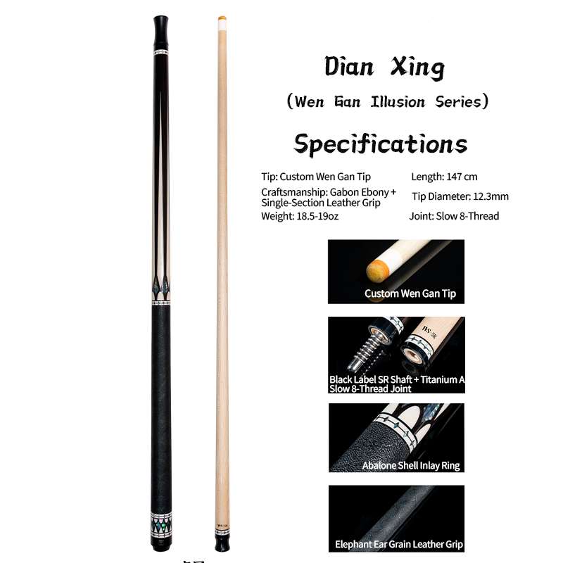 WensCue Illusion Series Dian Xing Pool Cue