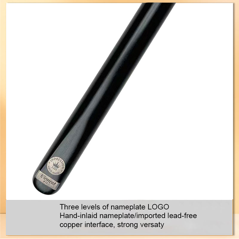 IMPRESSION ELEMENT Black-Through Chinese 8-Ball Cue