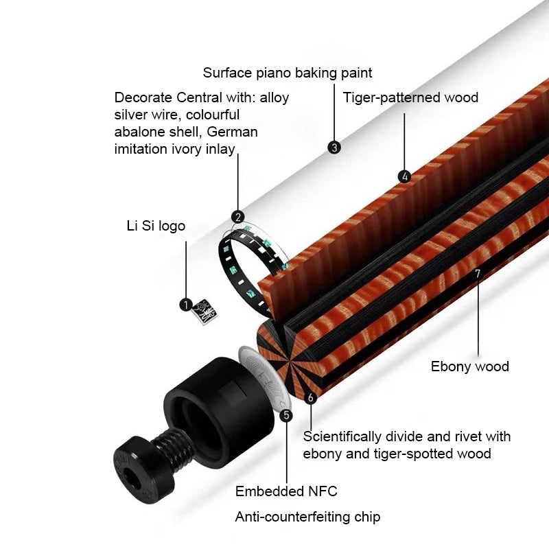 Cuelees BK01 Professional Break Cue