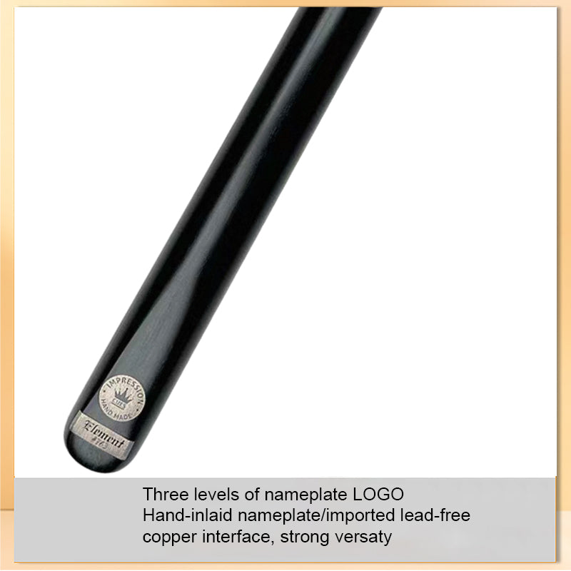IMPRESSION ELEMENT Black-Through Snooker Cue&nbsp;