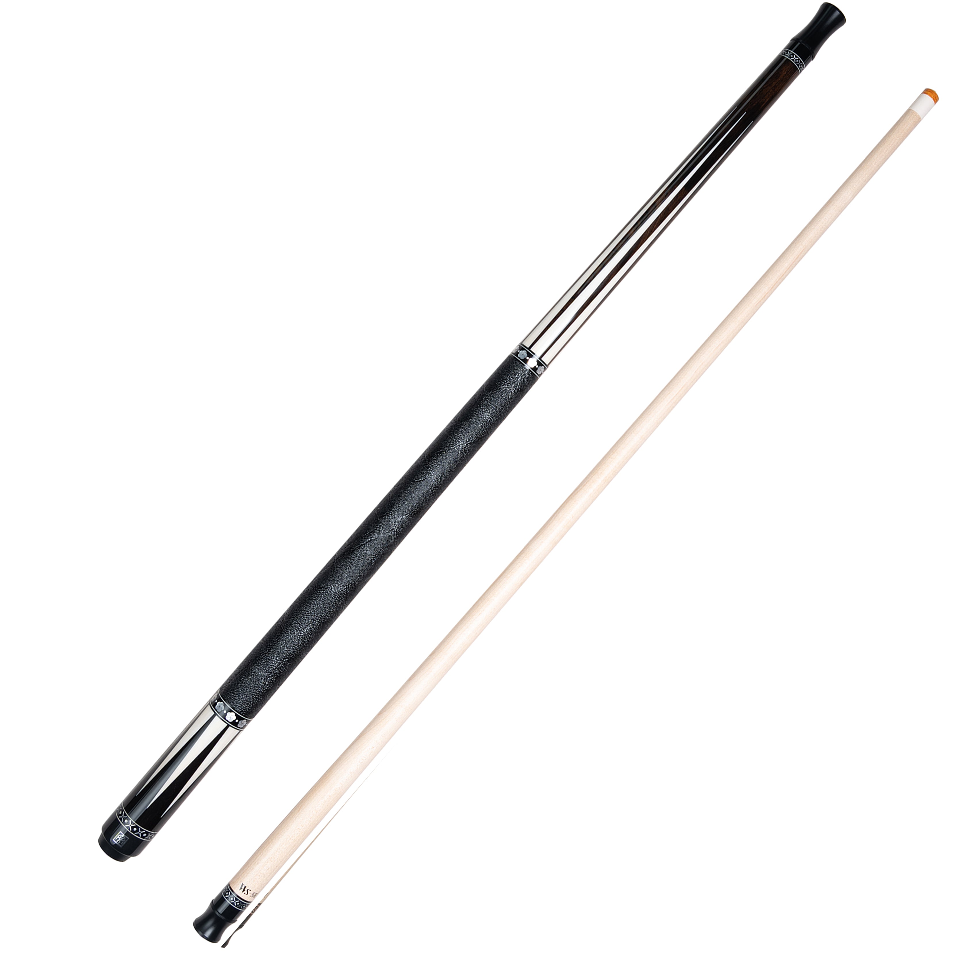 WENSCUE 8-Point Spliced African Ebony Cue