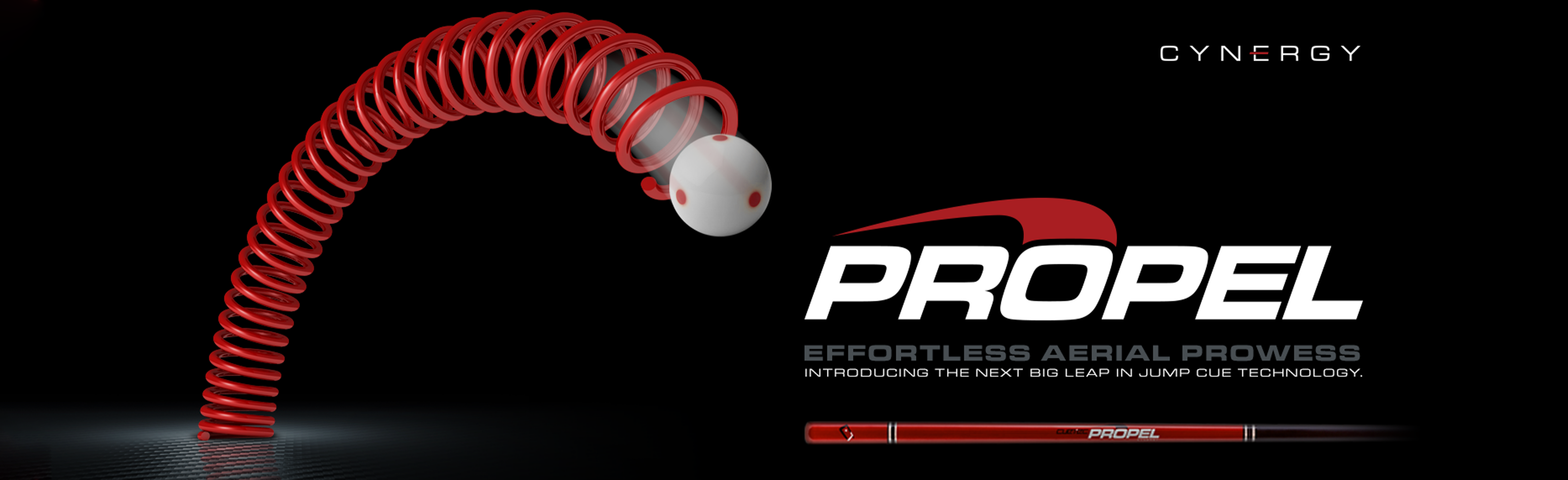 CYNERGY PROPEL Jump Cue – Ruby Red