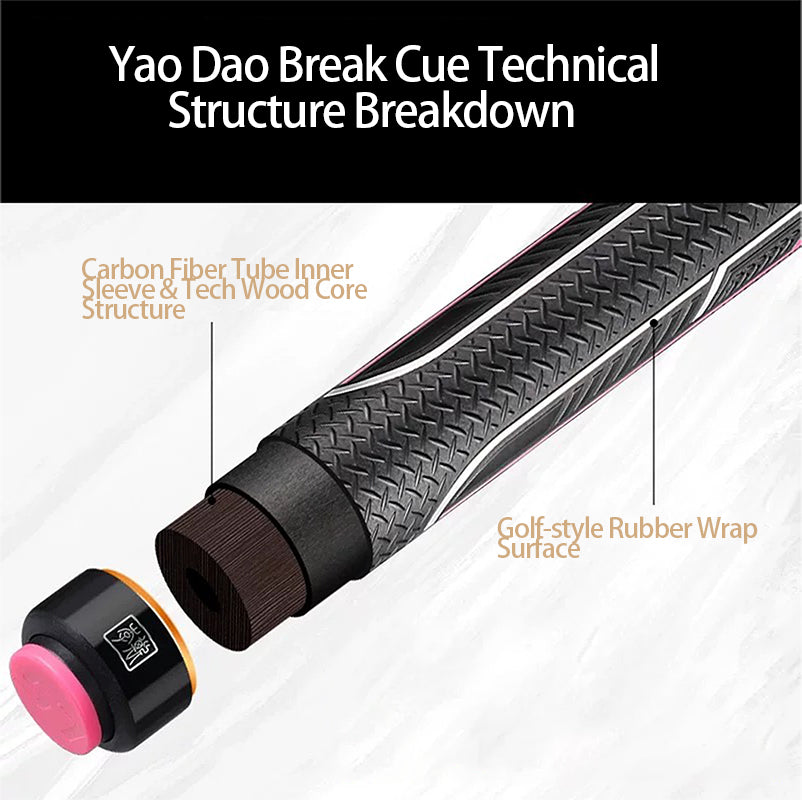 Cuelees Pink Demon Blade Break Cue