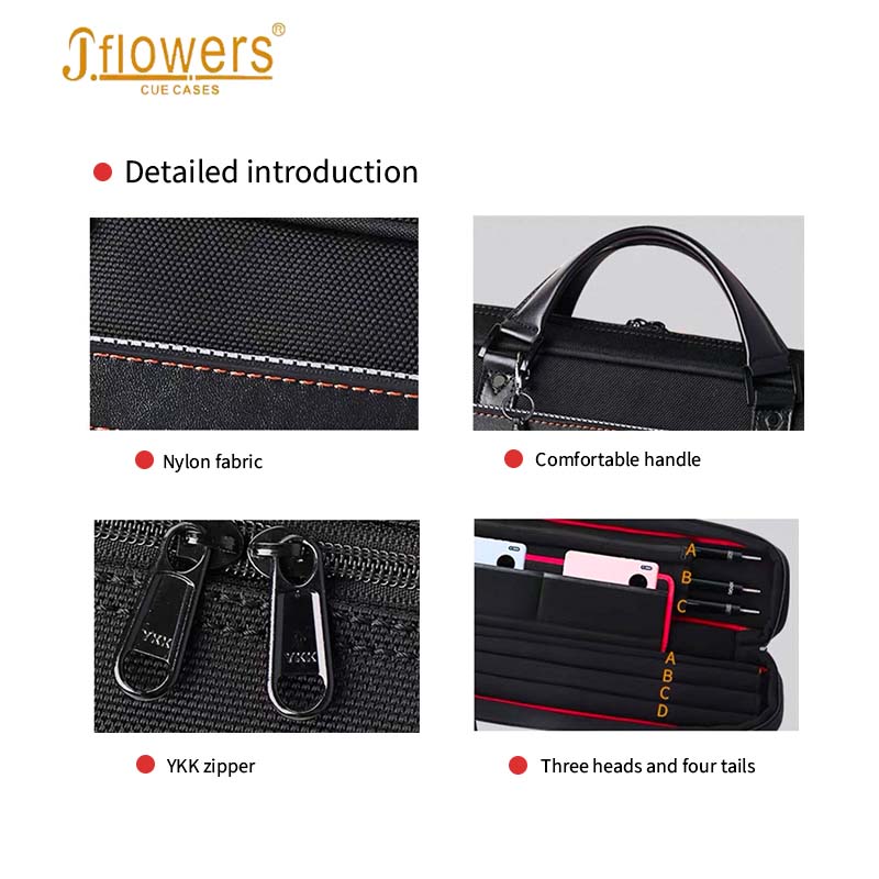 JFlowers 3B4S Soft Cue case
