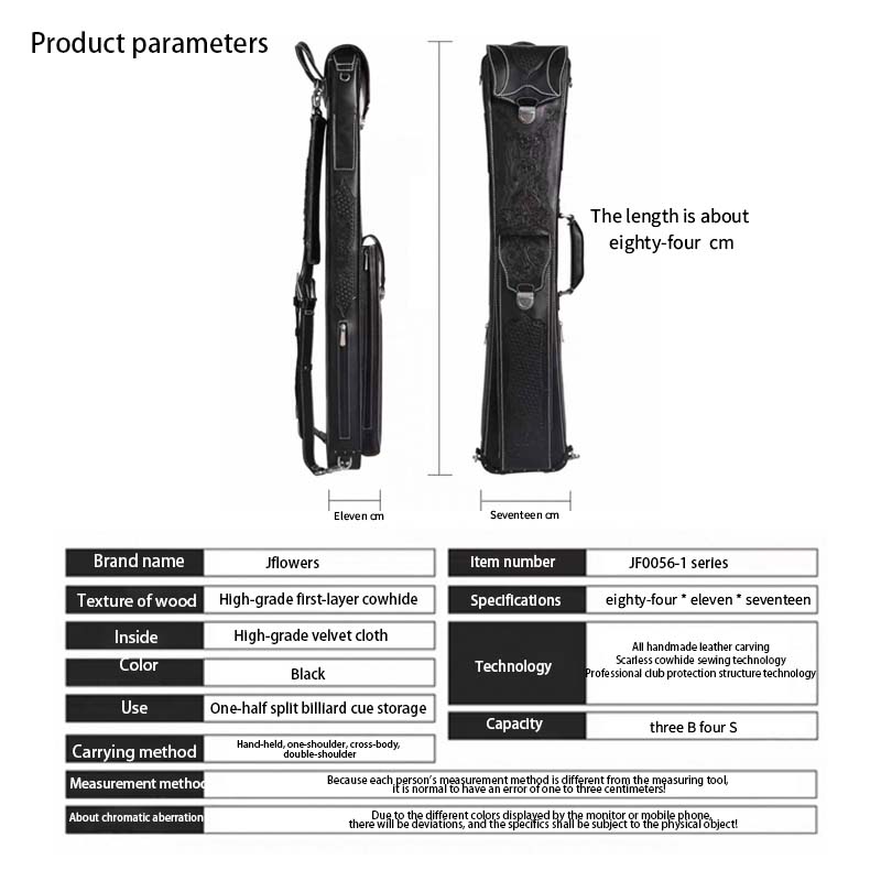 JFlowers Hard Cue Case