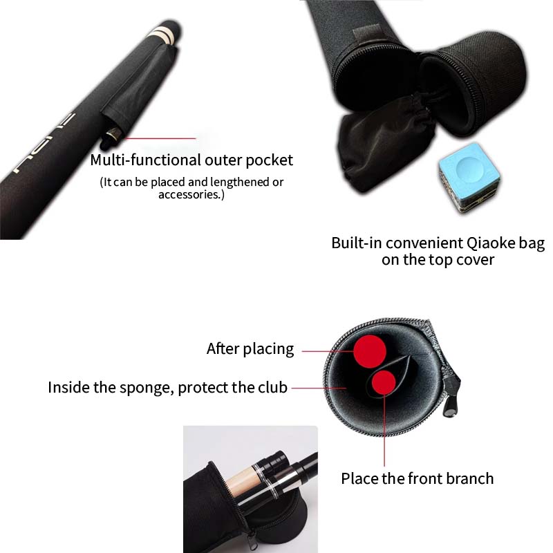 FURY 2-Hole 1/2 Split Billiards Cue Case