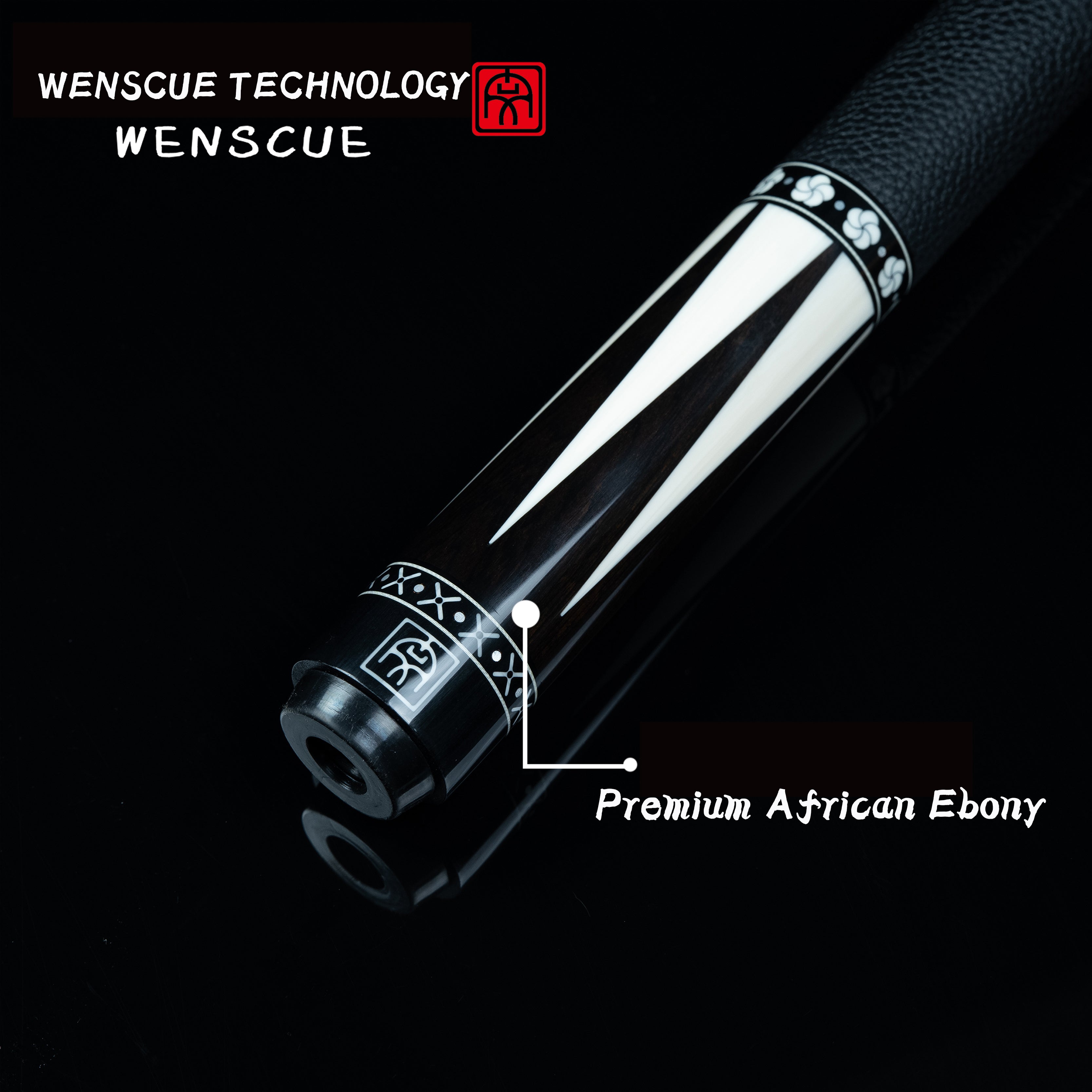WensCue 6-point Spliced Pool Cue