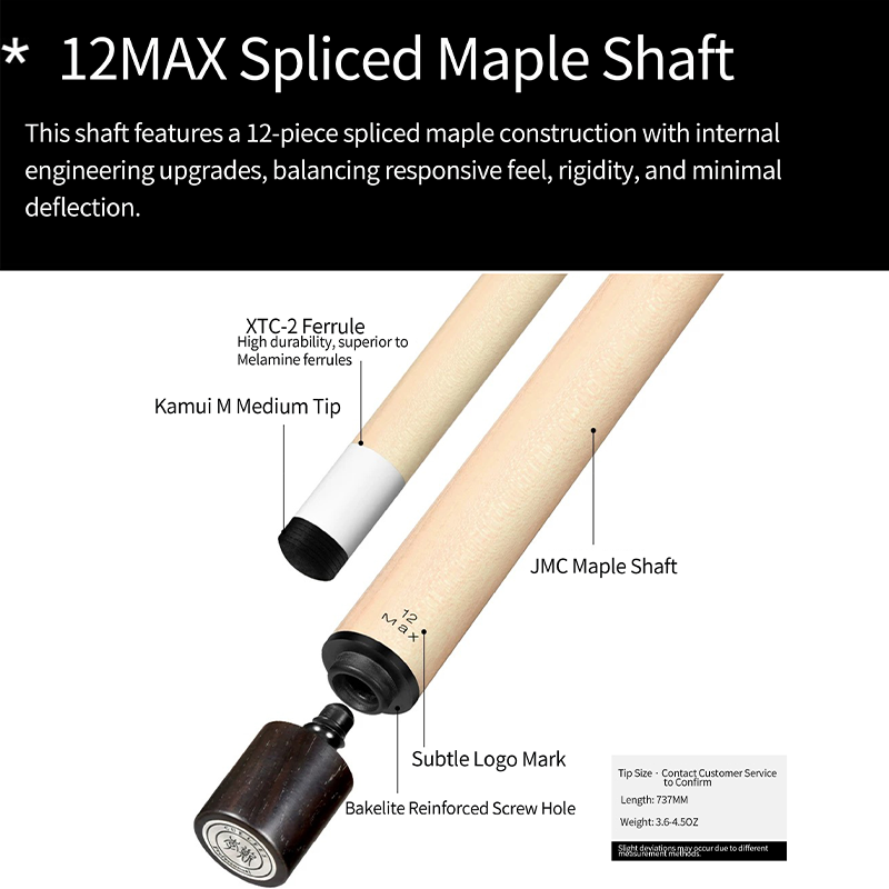 Cuelees 12 MAX Wood shaft