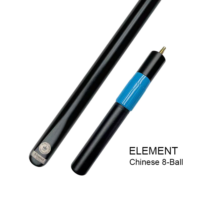 IMPRESSION ELEMENT Black-Through Chinese 8-Ball Cue