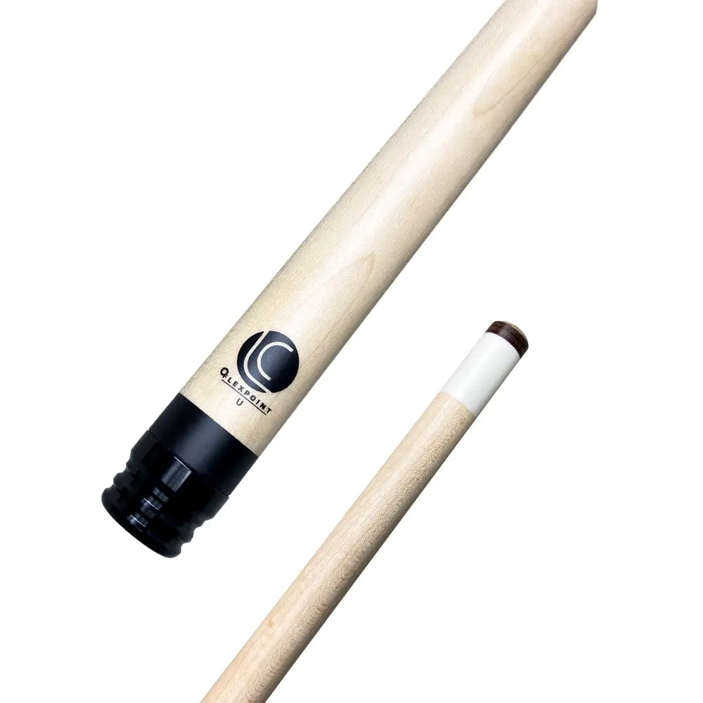 Lucasi LZC62 Custom Matte Zebrawood & Black/White Inlays Wrapless Cue