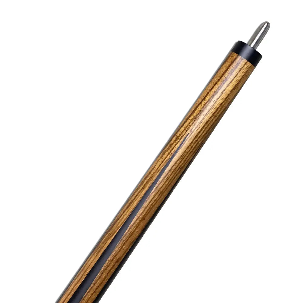 Lucasi LZC62 Custom Matte Zebrawood & Black/White Inlays Wrapless Cue