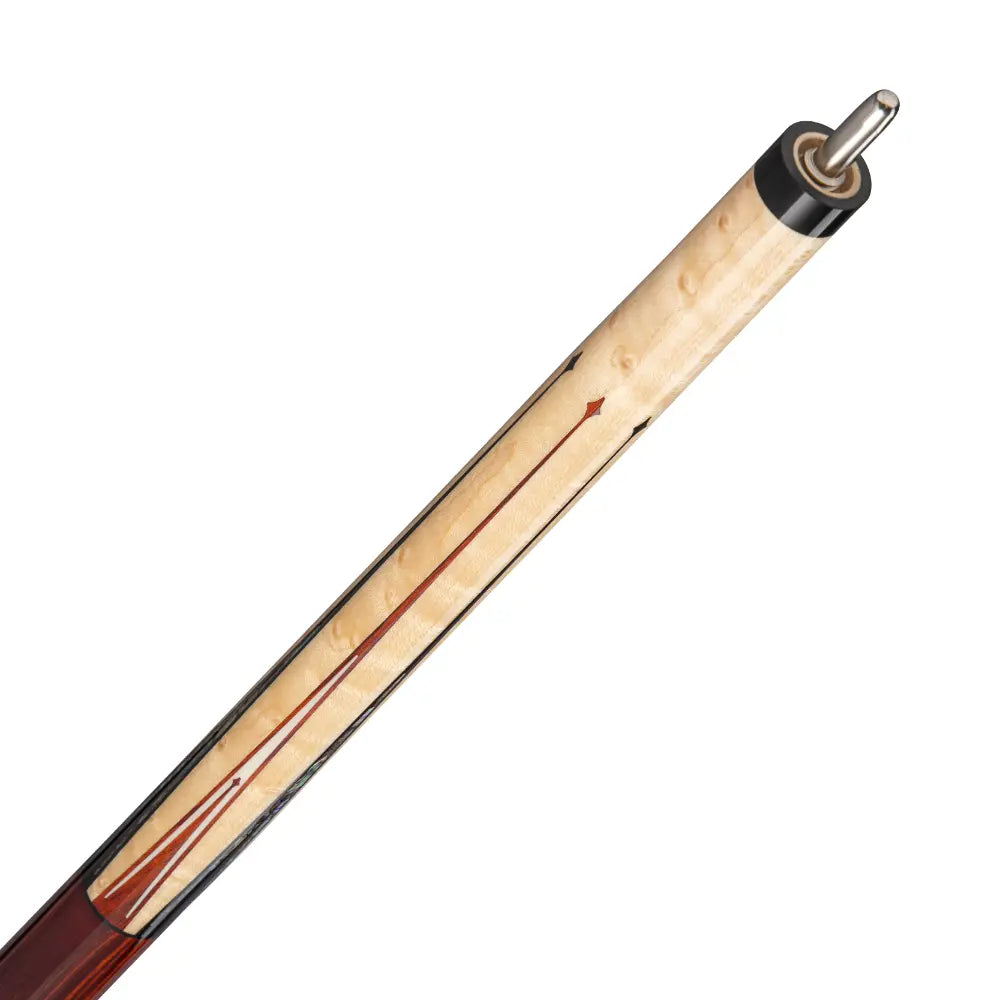 Lucasi LZC 63 Custom Natural Birdseye Maple & Black/White Mother of Pearl Inlays Wrapless Cue