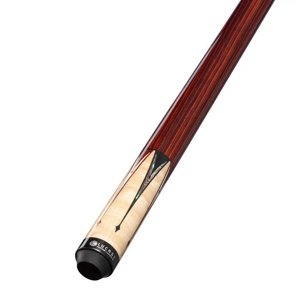 Lucasi LZC 63 Custom Natural Birdseye Maple & Black/White Mother of Pearl Inlays Wrapless Cue